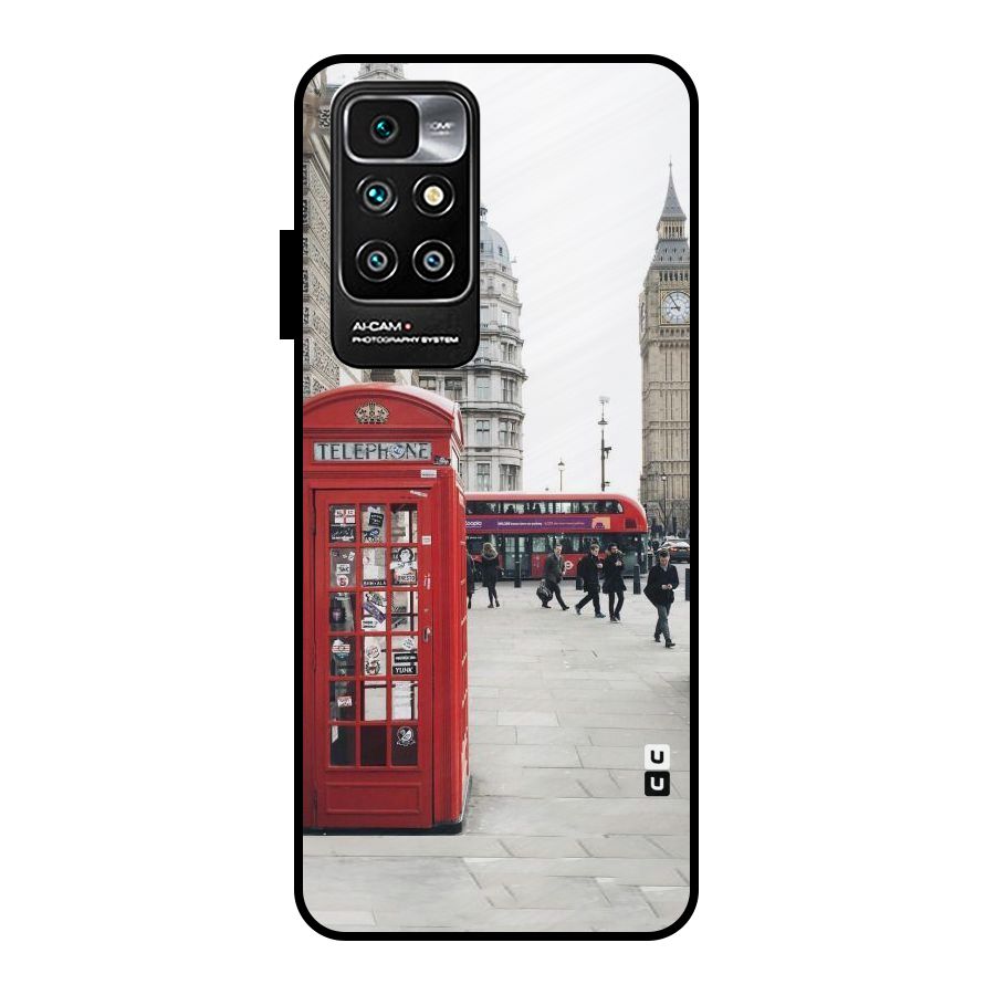 Red City Metal Back Case for Redmi 10 Prime