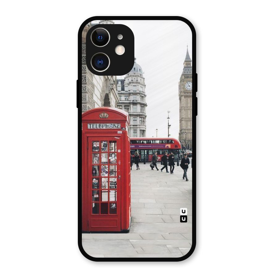 Red City Metal Back Case for iPhone 12