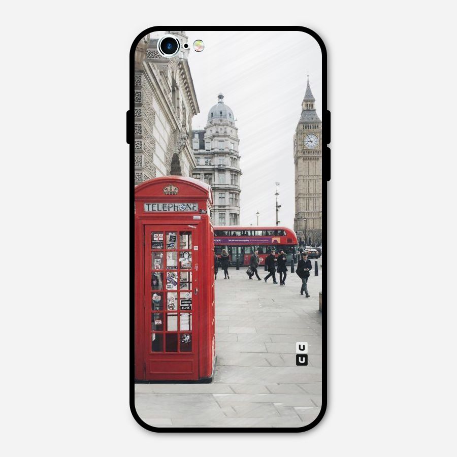 Red City Metal Back Case for iPhone 6 6s