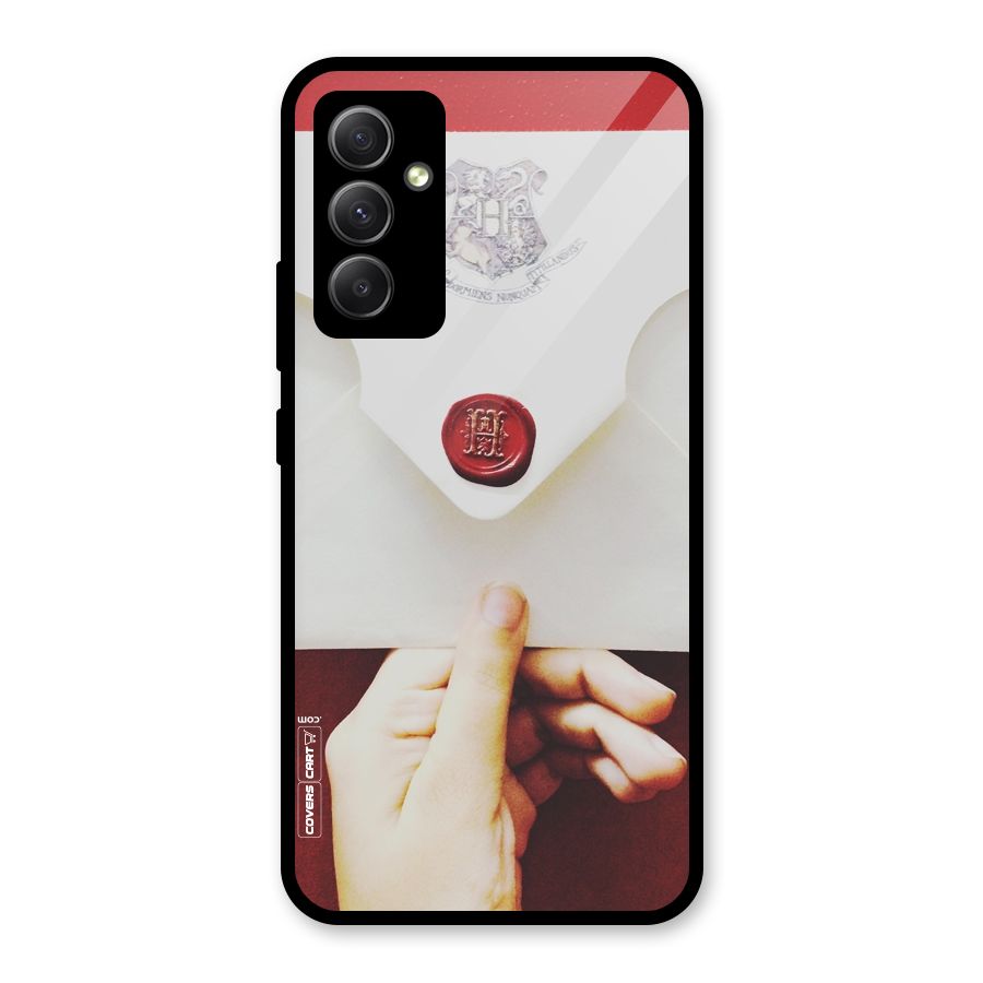Red Envelope Glass Back Case for Galaxy A34