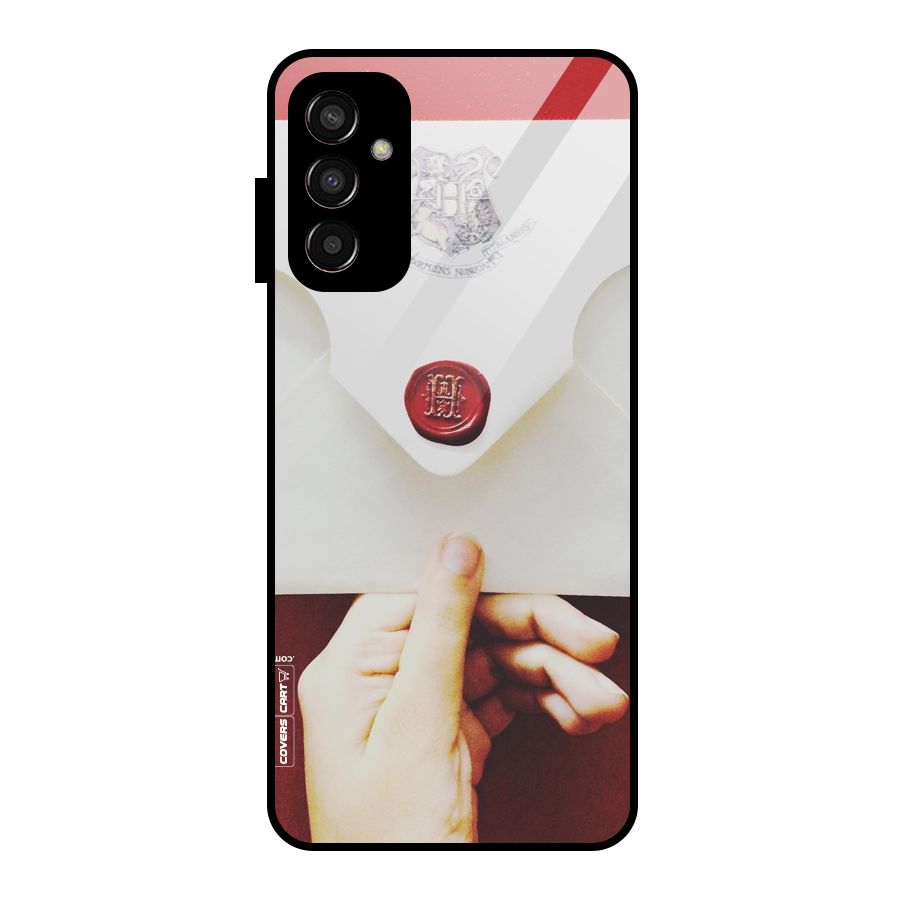 Red Envelope Glass Back Case for Galaxy F13