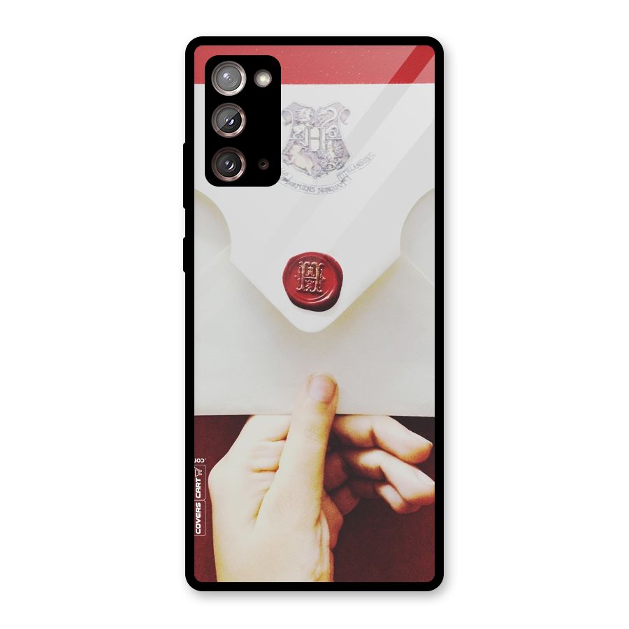Red Envelope Glass Back Case for Galaxy Note 20