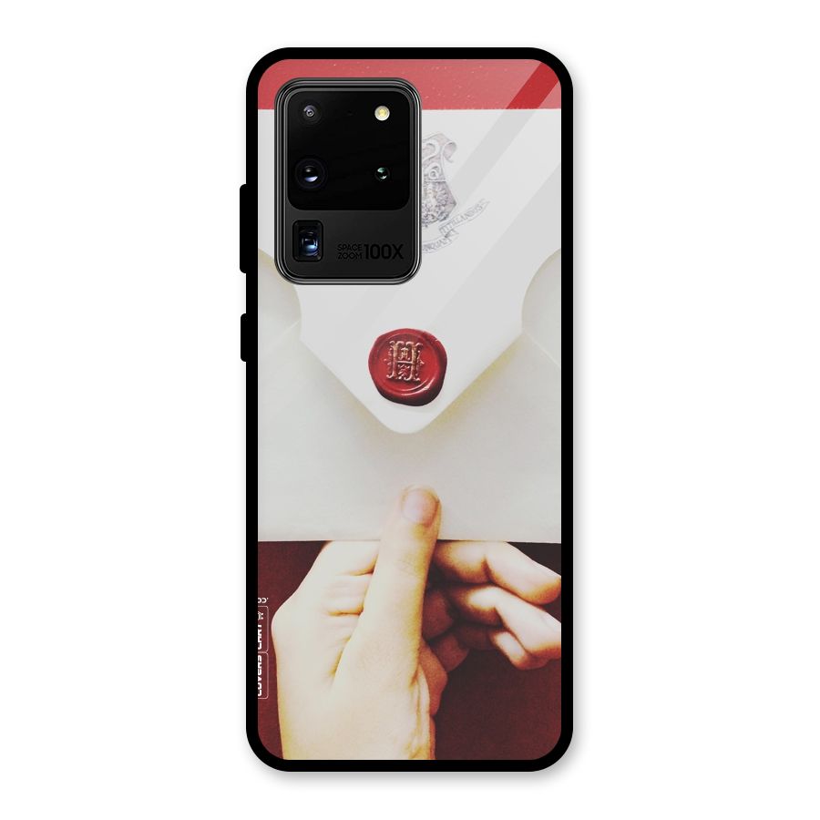 Red Envelope Glass Back Case for Galaxy S20 Ultra
