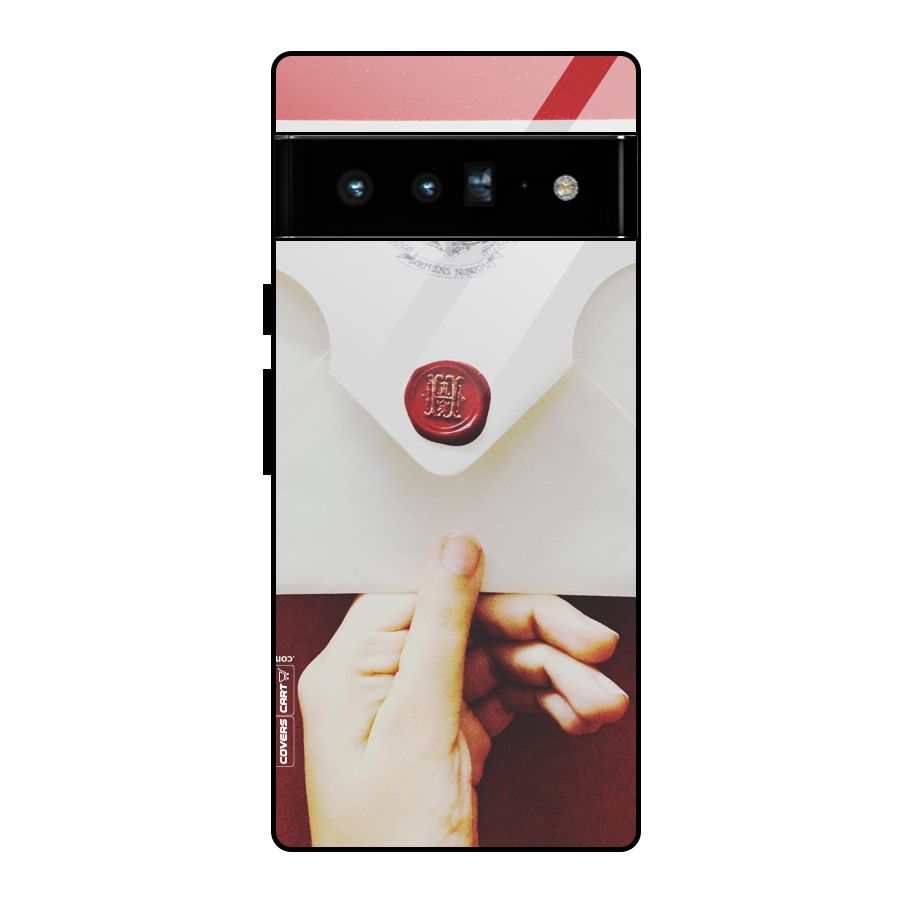 Red Envelope Glass Back Case for Google Pixel 6 Pro