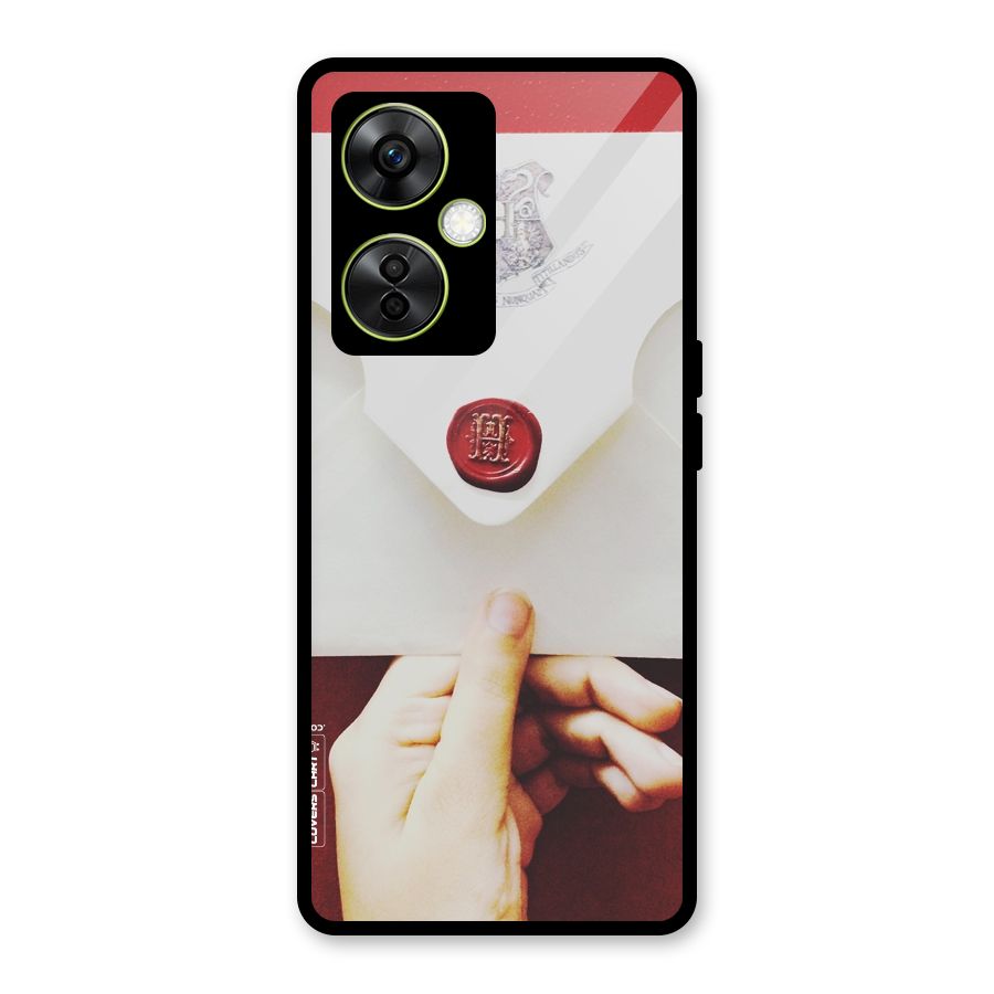Red Envelope Glass Back Case for OnePlus Nord CE 3 Lite