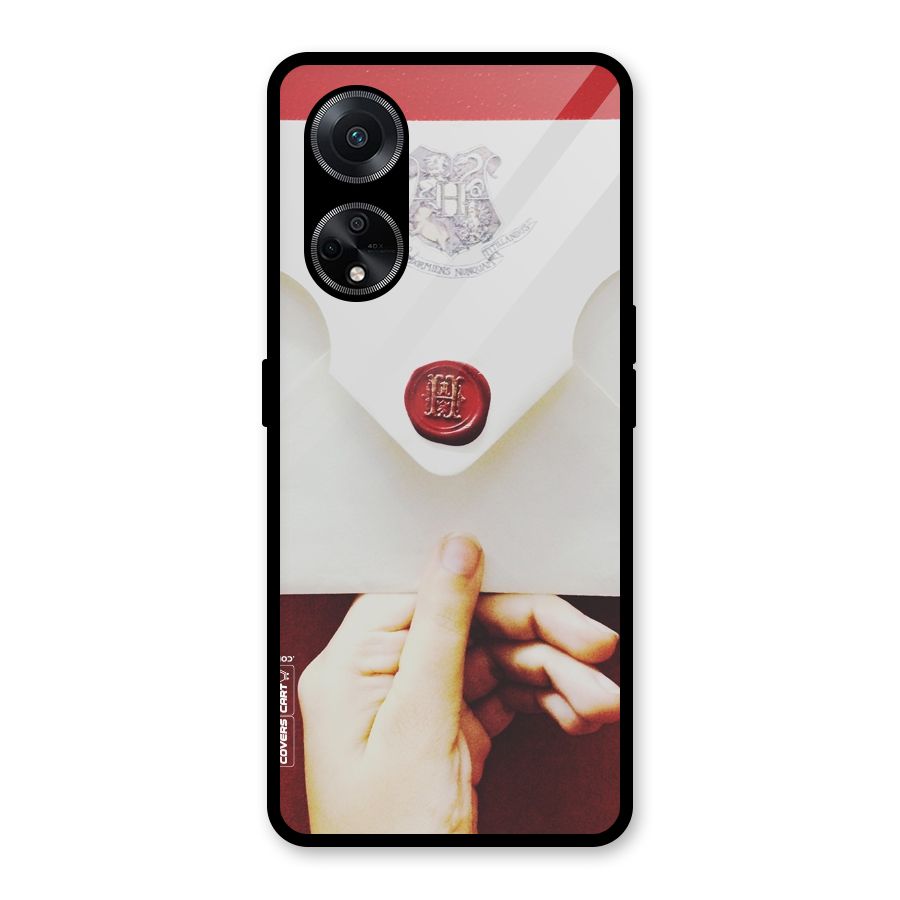 Red Envelope Glass Back Case for Oppo F23
