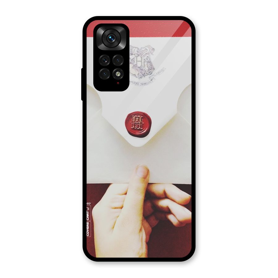 Red Envelope Glass Back Case for Redmi Note 11S