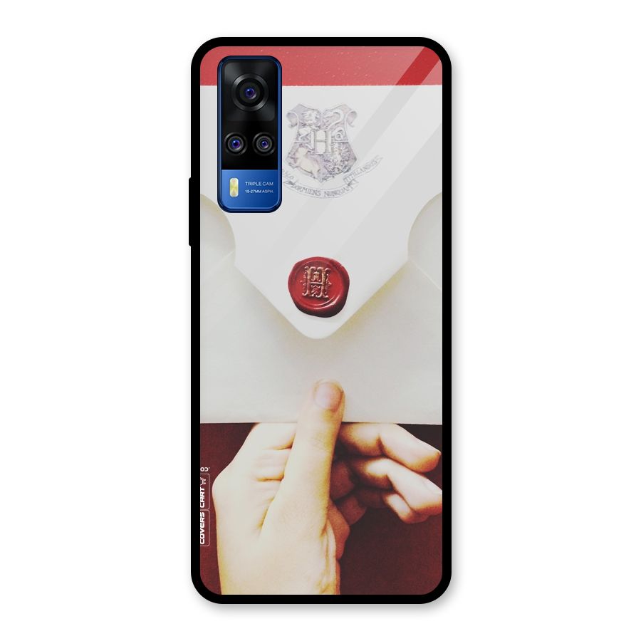 Red Envelope Glass Back Case for Vivo Y31