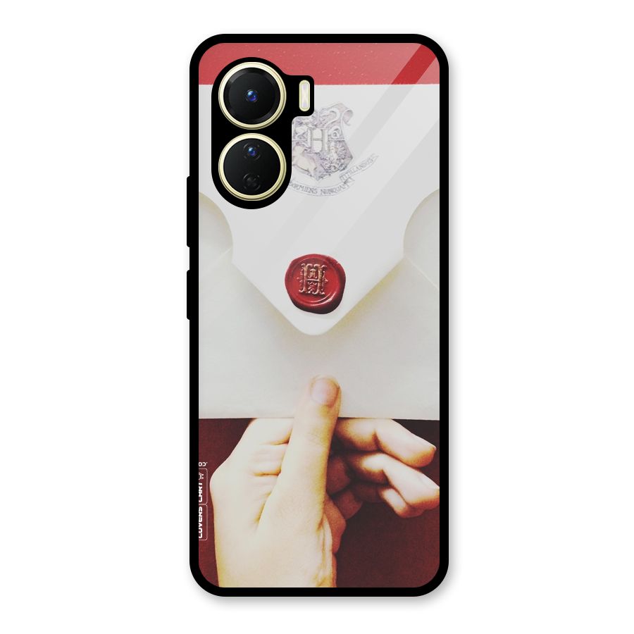Red Envelope Glass Back Case for Vivo Y56