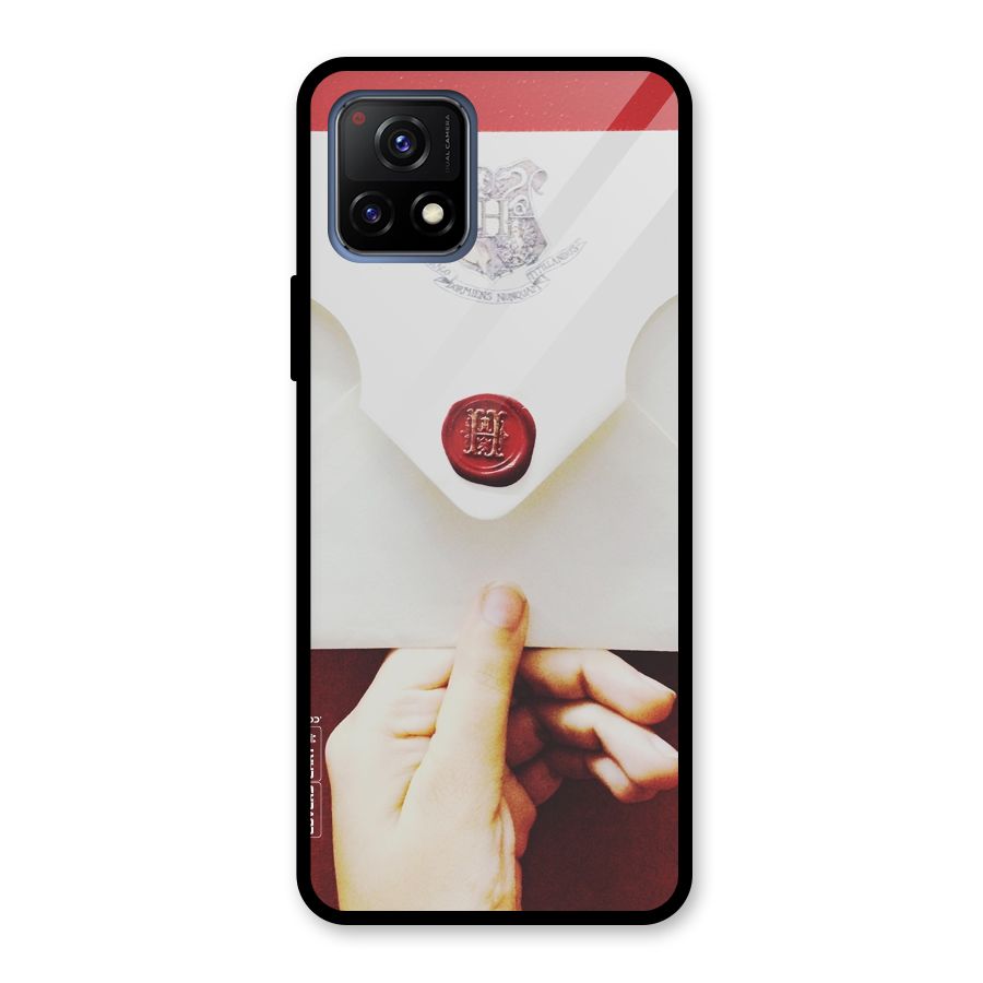 Red Envelope Glass Back Case for Vivo Y72 5G