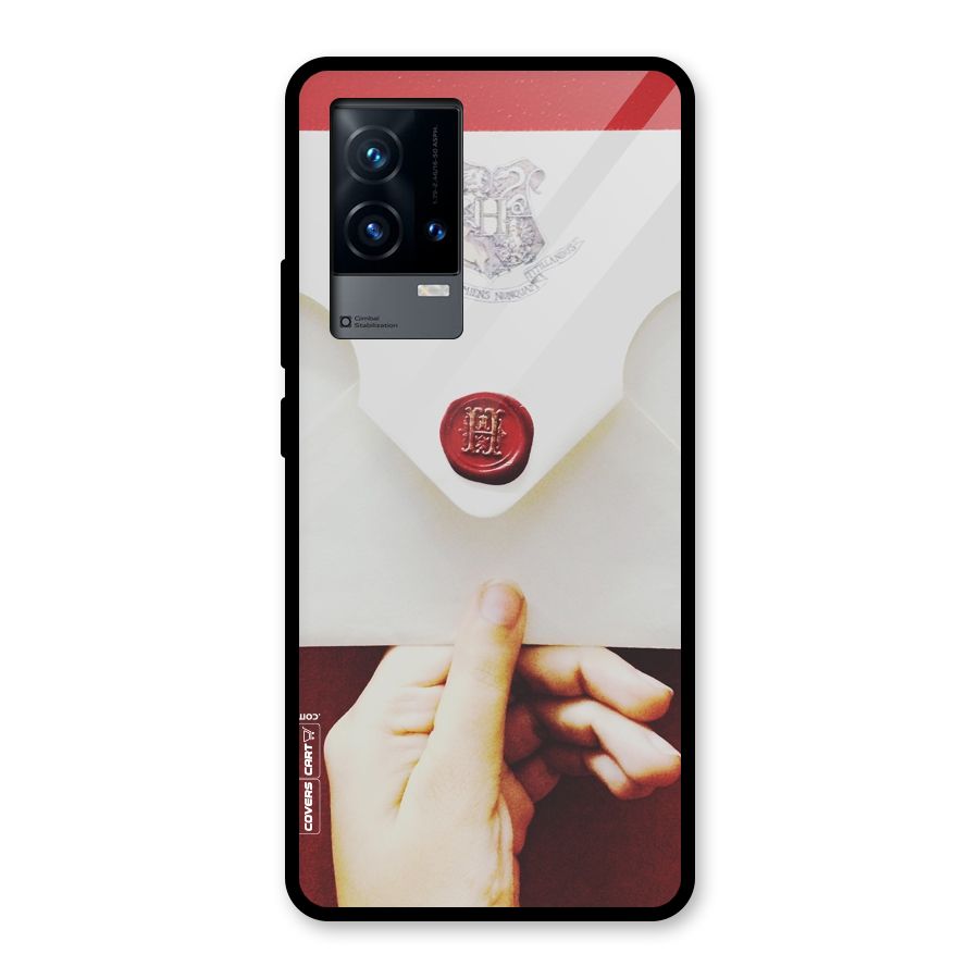 Red Envelope Glass Back Case for iQOO 9 5G