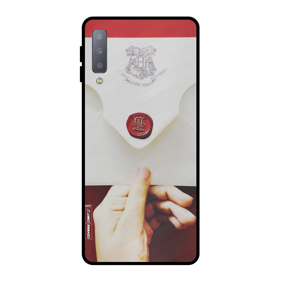 Red Envelope Metal Back Case for Galaxy A7 (2018)