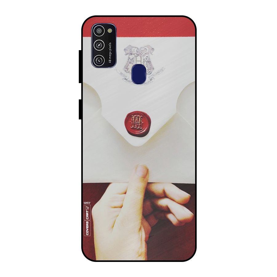 Red Envelope Metal Back Case for Galaxy M21
