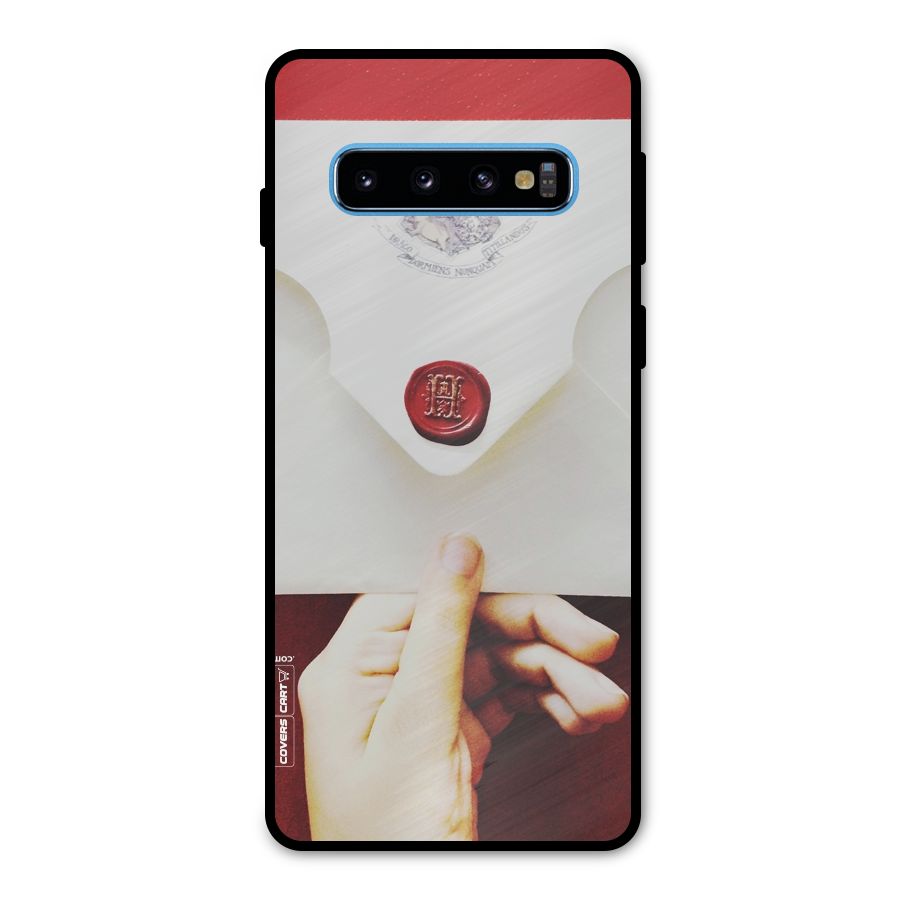 Red Envelope Metal Back Case for Galaxy S10