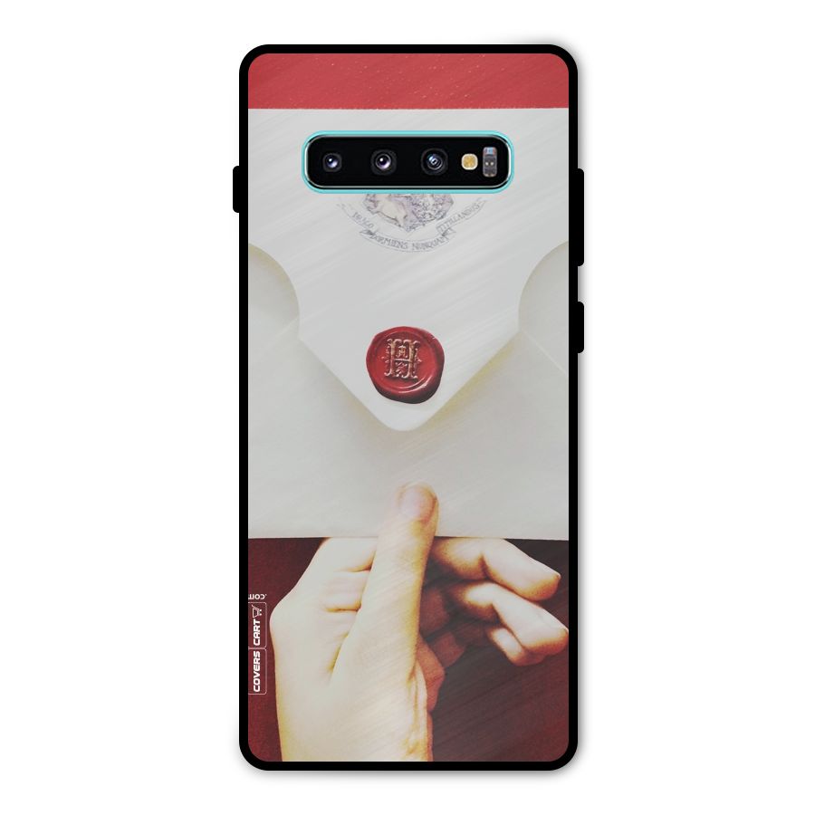 Red Envelope Metal Back Case for Galaxy S10 Plus