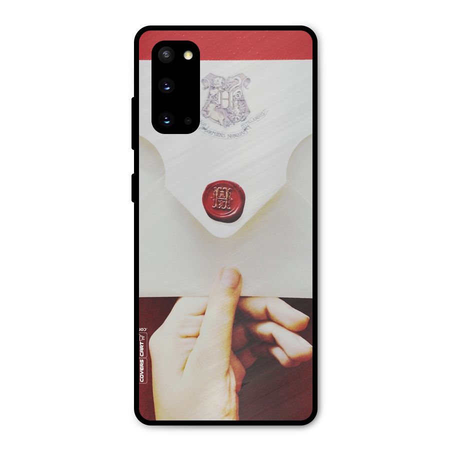 Red Envelope Metal Back Case for Galaxy S20