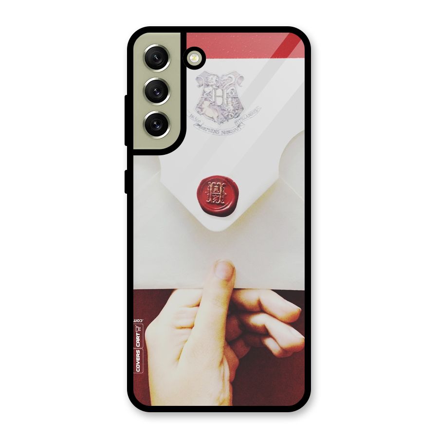 Red Envelope Metal Back Case for Galaxy S21 FE 5G (2023)