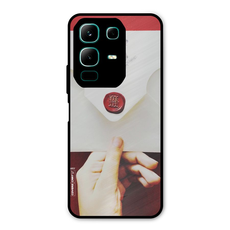Red Envelope Metal Back Case for Infinix Note 50x