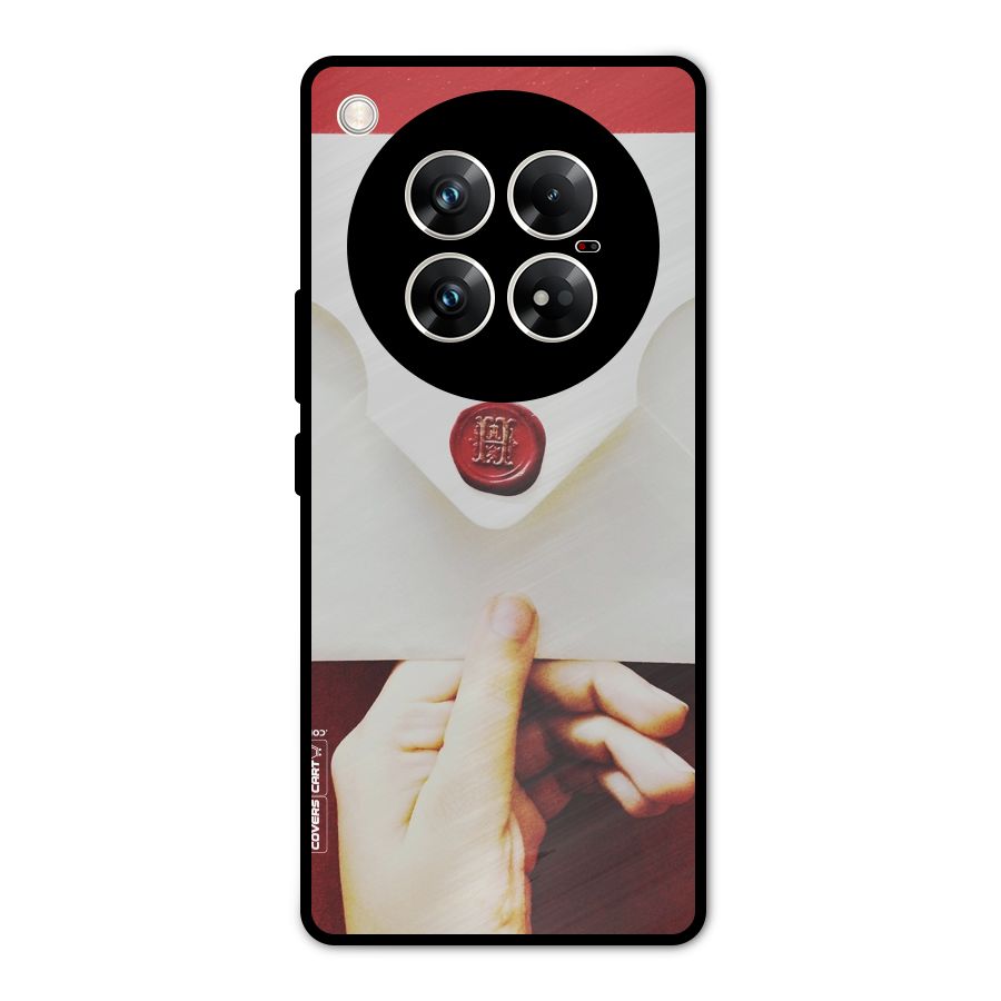 Red Envelope Metal Back Case for Infinix Zero 40 5G