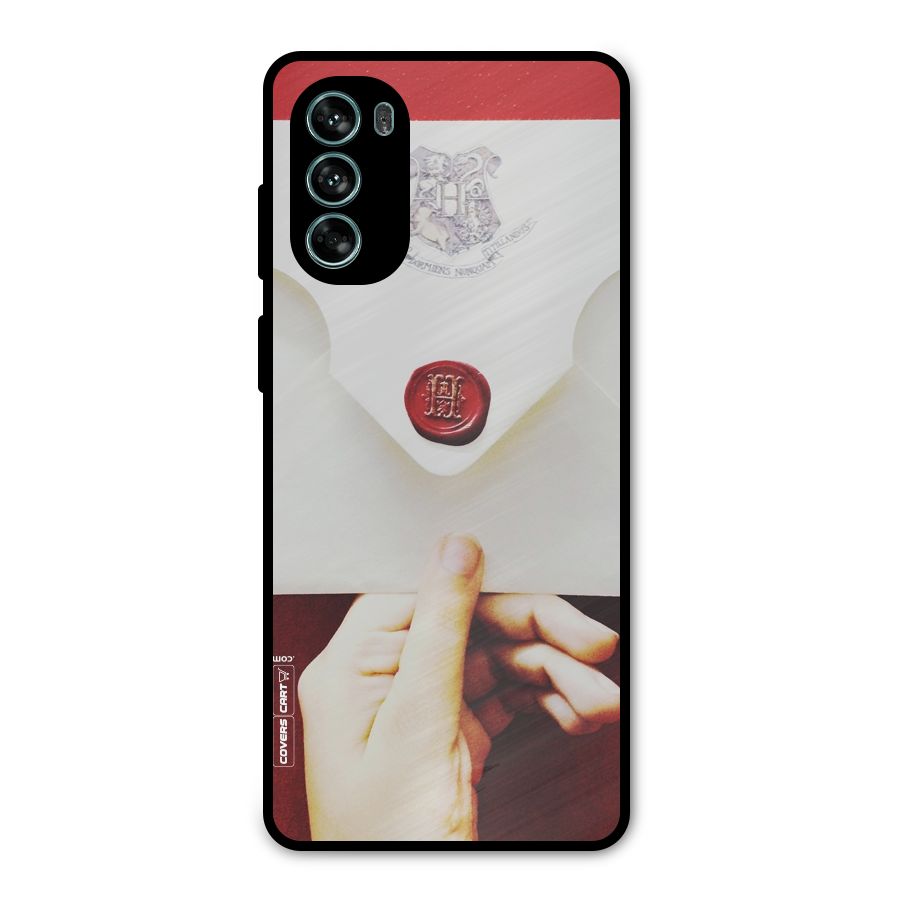 Red Envelope Metal Back Case for Moto G62