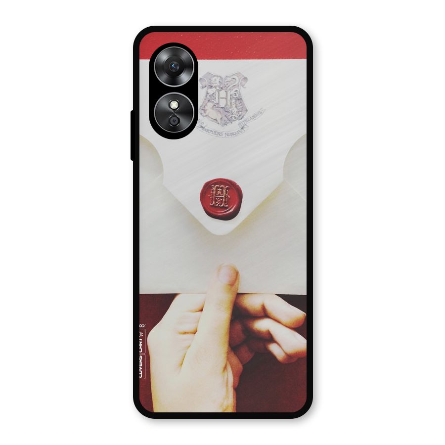 Red Envelope Metal Back Case for Oppo A17