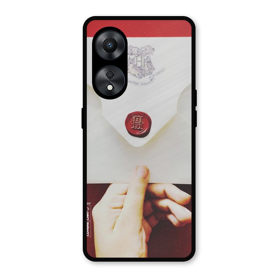 Red Envelope Metal Back Case for Oppo A78