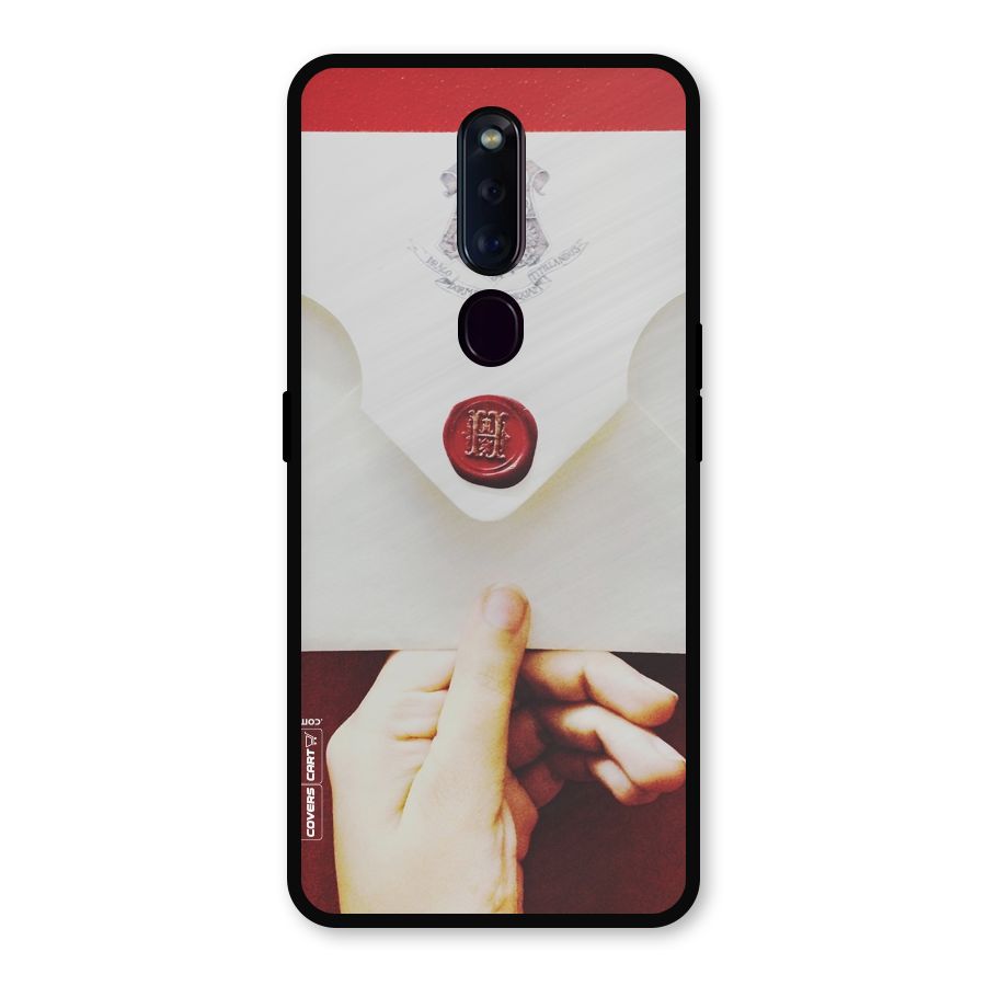 Red Envelope Metal Back Case for Oppo F11 Pro