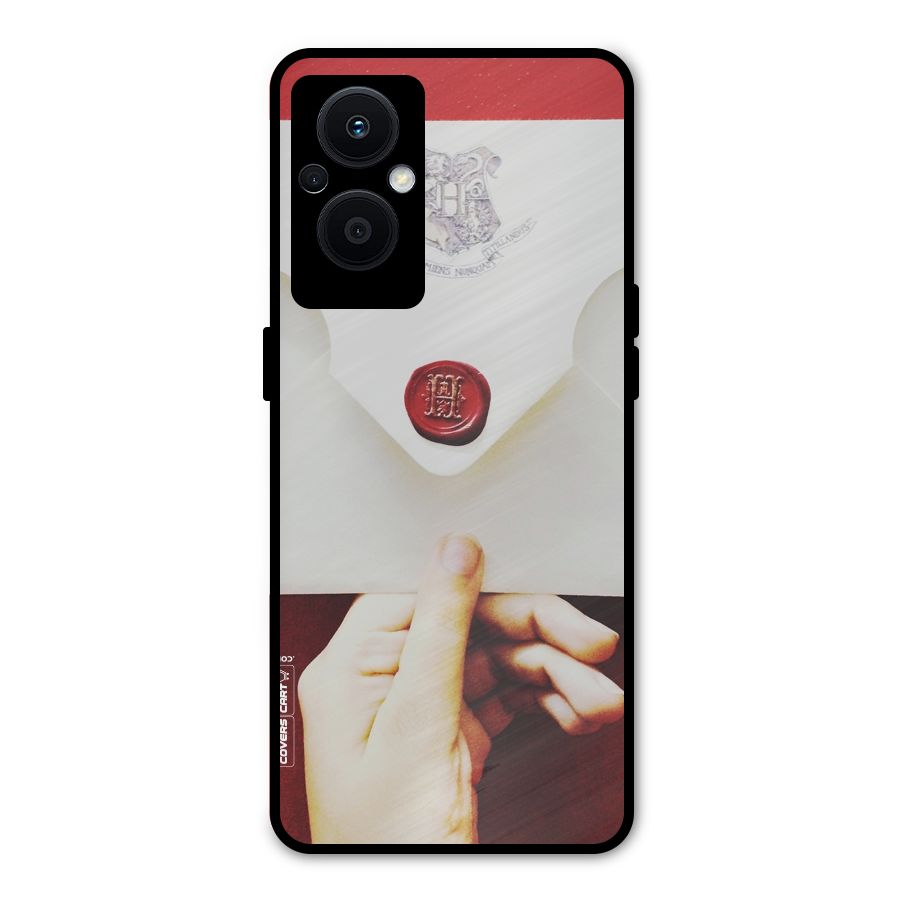 Red Envelope Metal Back Case for Oppo F21 Pro 5G
