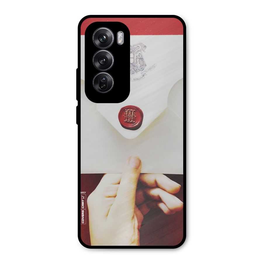 Red Envelope Metal Back Case for Oppo Reno12 Pro