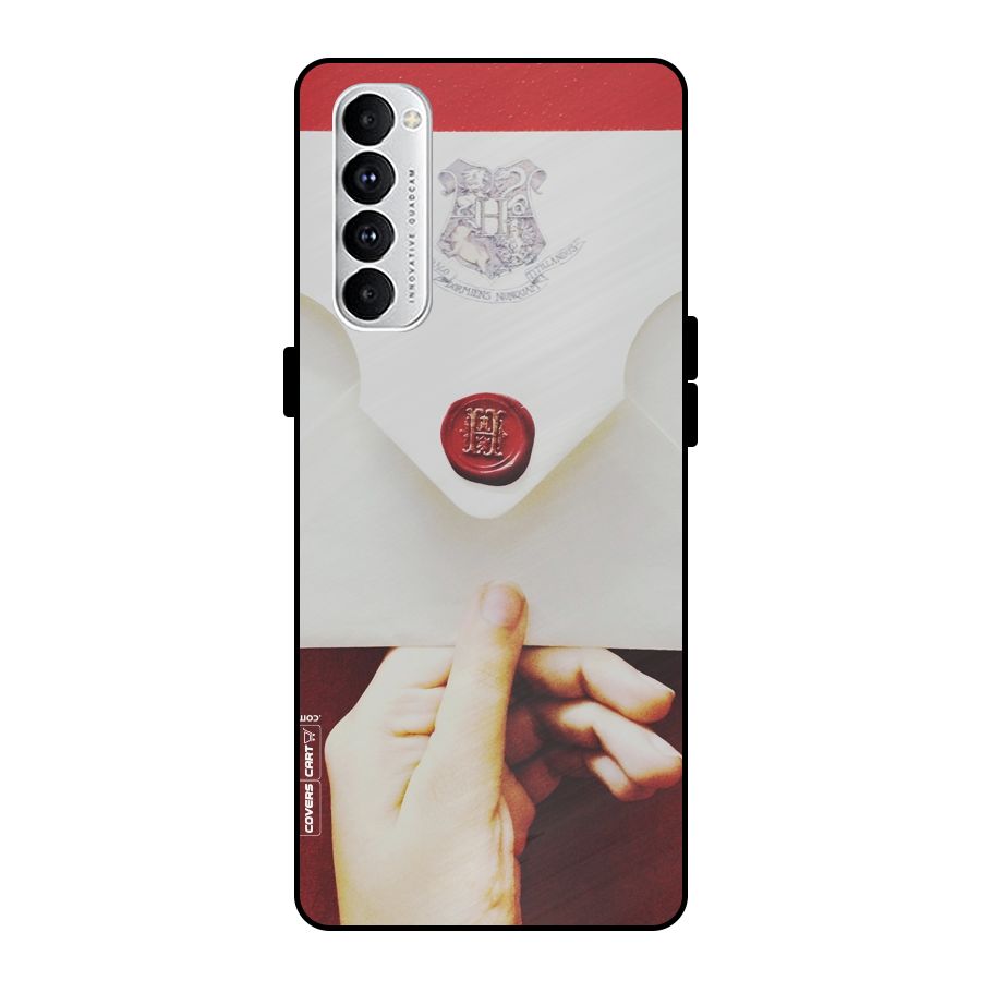Red Envelope Metal Back Case for Oppo Reno4 Pro