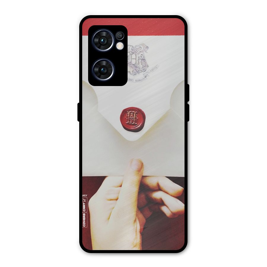 Red Envelope Metal Back Case for Oppo Reno7 5G