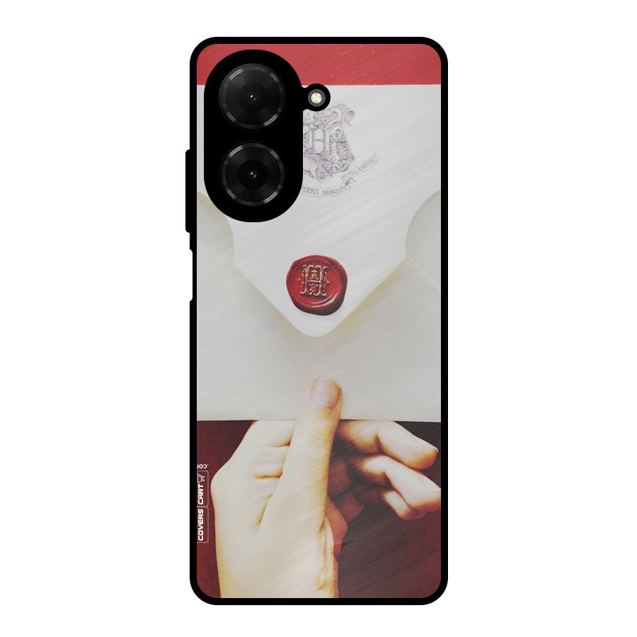 Red Envelope Metal Back Case for Poco C71