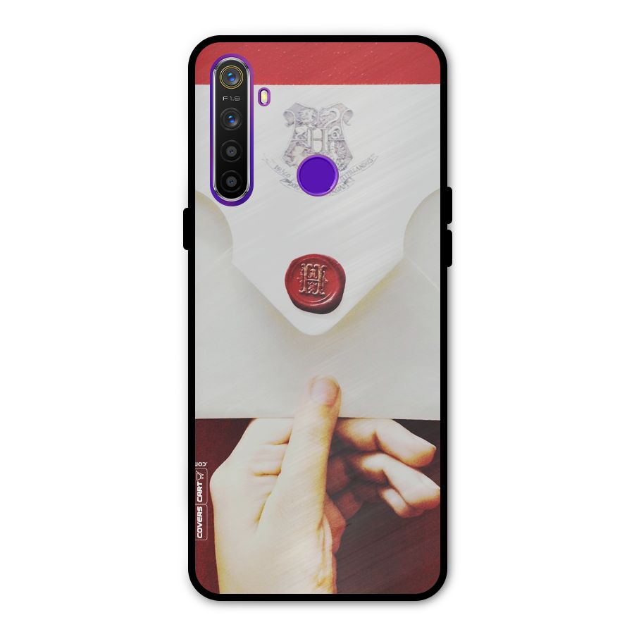Red Envelope Metal Back Case for Realme 5i