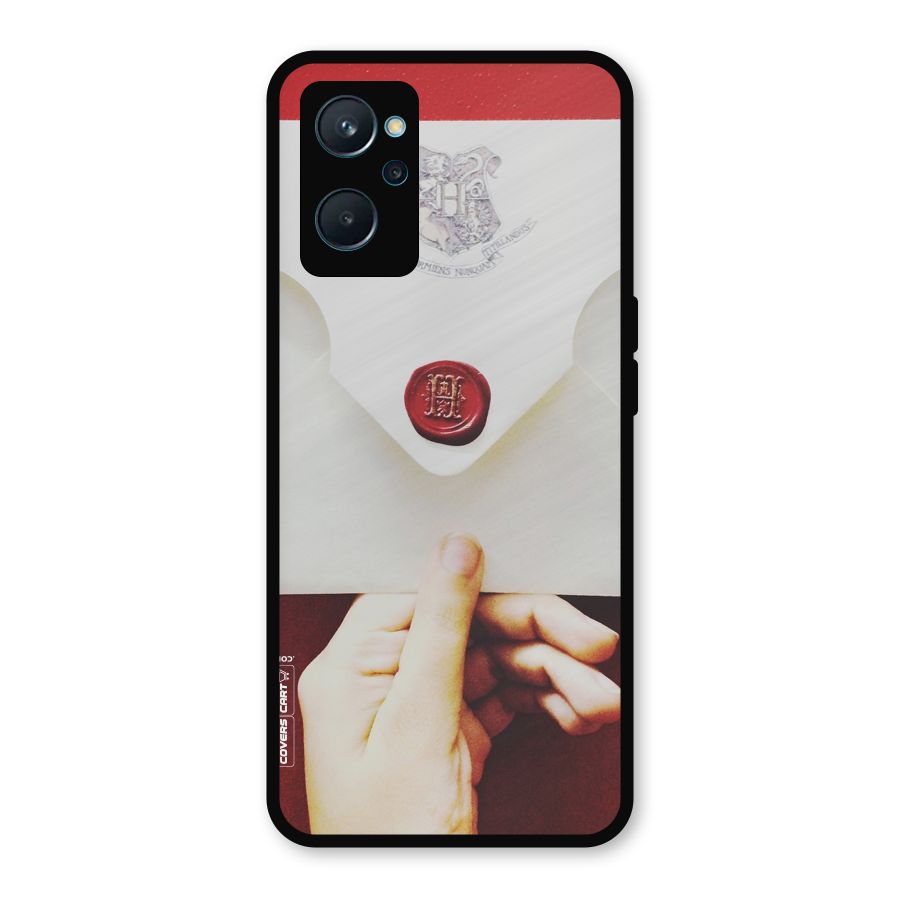 Red Envelope Metal Back Case for Realme 9i