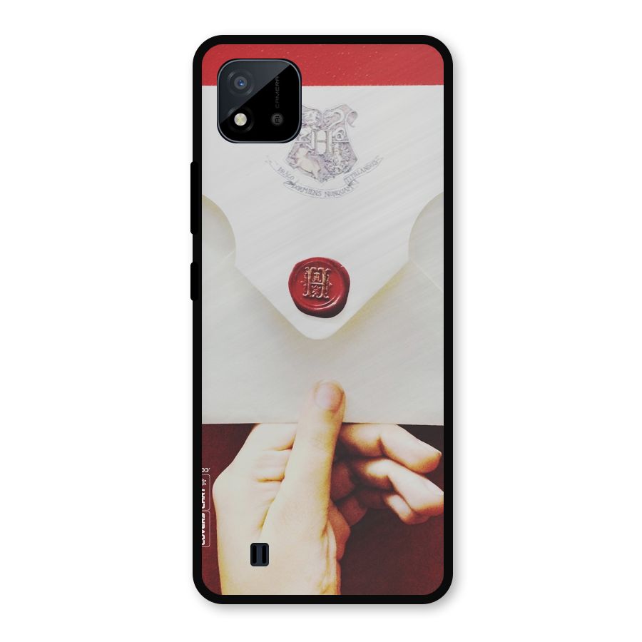 Red Envelope Metal Back Case for Realme C11 2021