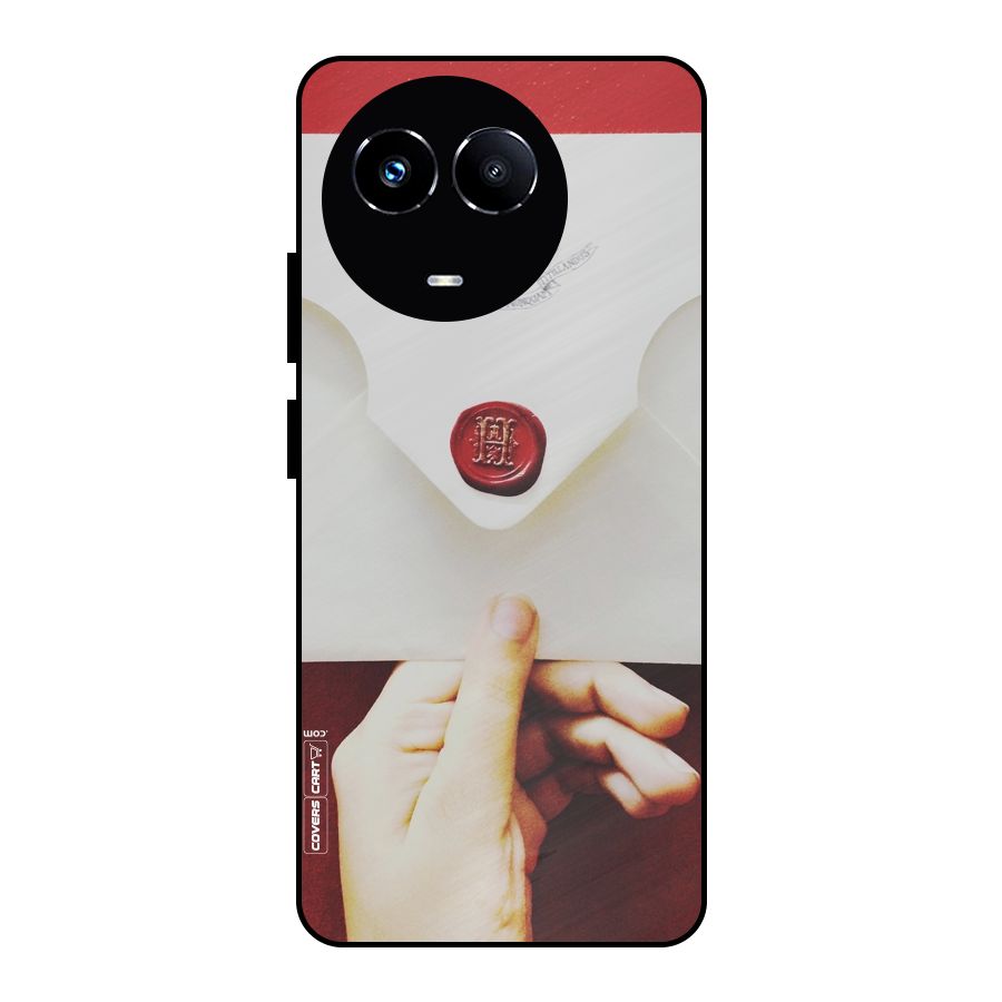 Red Envelope Metal Back Case for Realme Narzo 60X