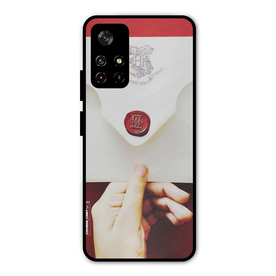 Red Envelope Metal Back Case for Redmi Note 11T 5G
