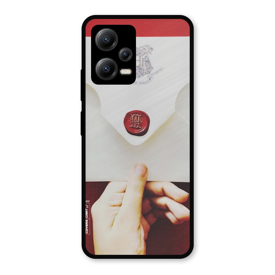 Red Envelope Metal Back Case for Redmi Note 12 5G