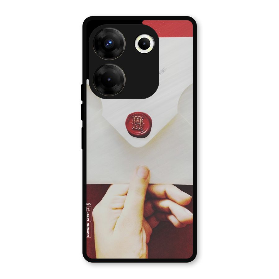 Red Envelope Metal Back Case for Tecno Camon 20