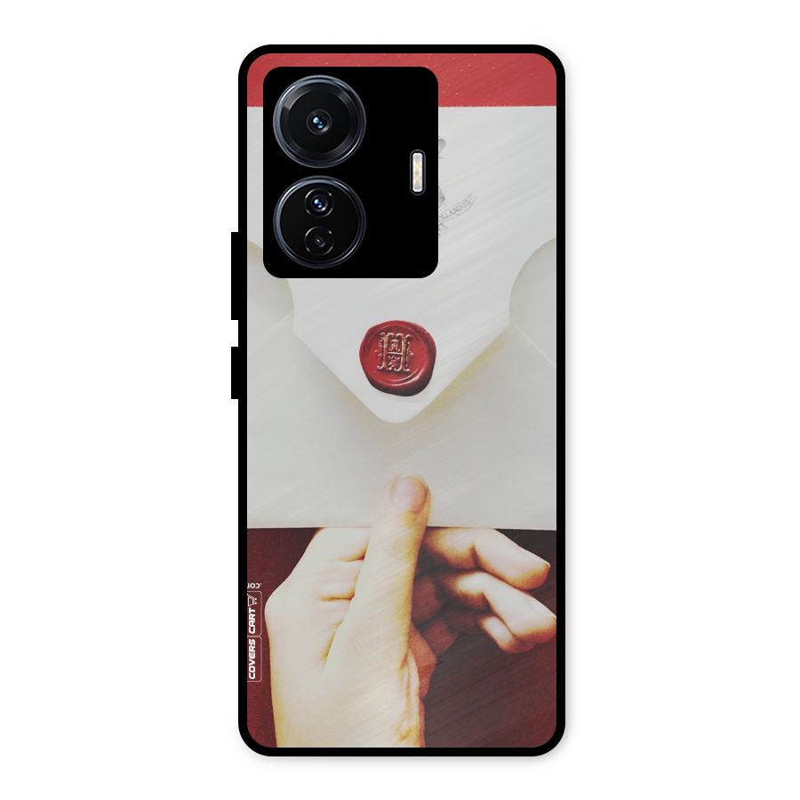 Red Envelope Metal Back Case for Vivo T1 Pro