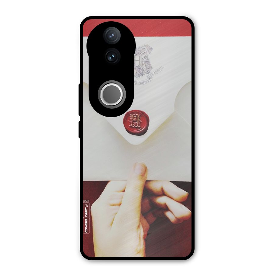 Red Envelope Metal Back Case for Vivo V50e