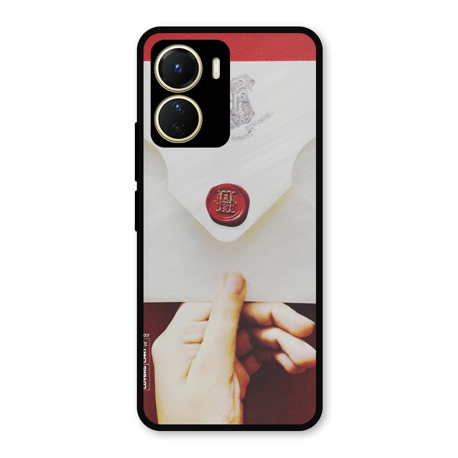 Red Envelope Metal Back Case for Vivo Y16