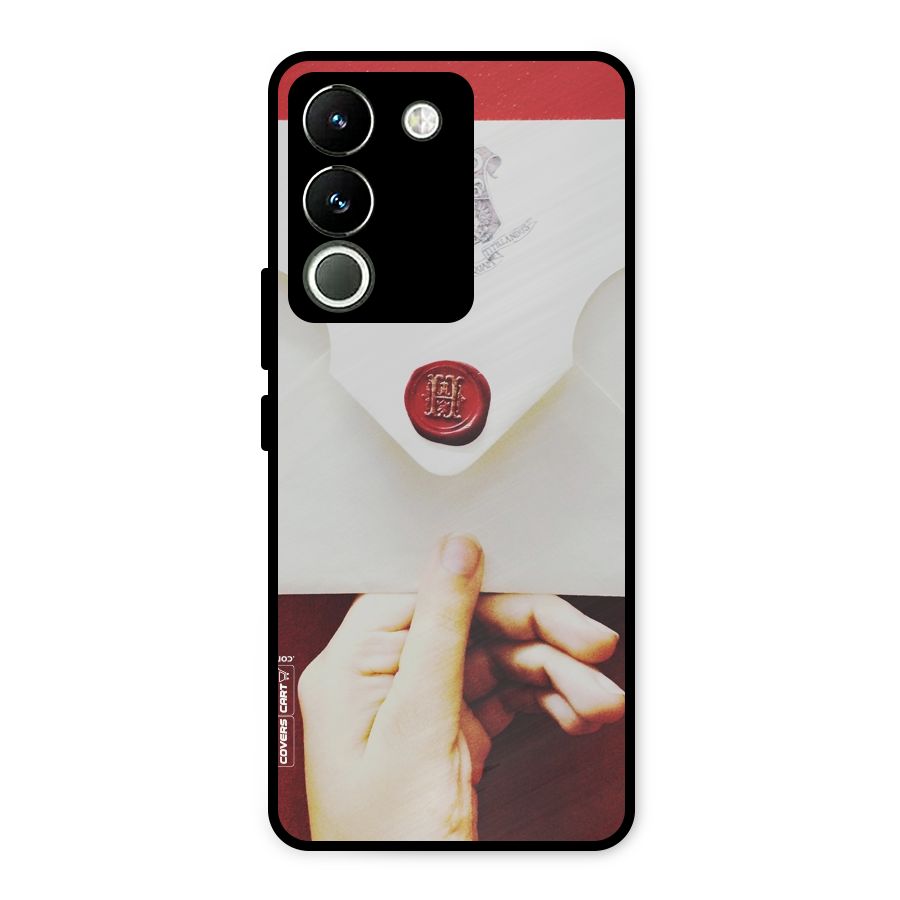Red Envelope Metal Back Case for Vivo Y200