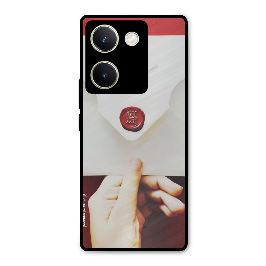 Red Envelope Metal Back Case for Vivo Y200 Pro
