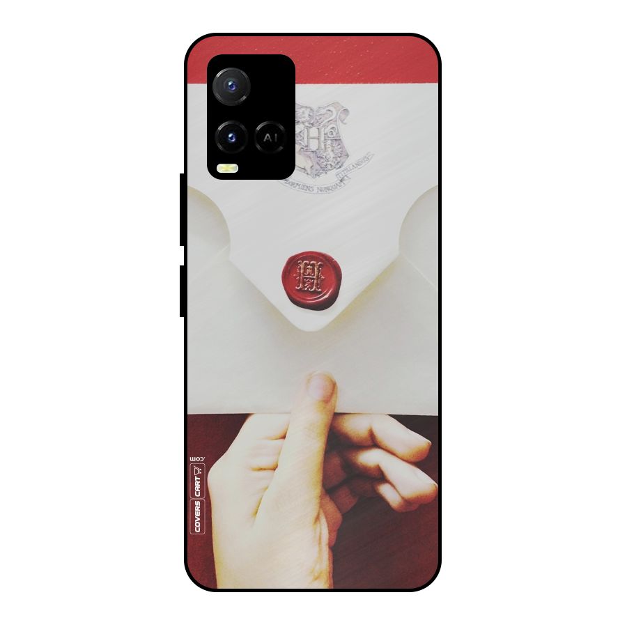 Red Envelope Metal Back Case for Vivo Y21A