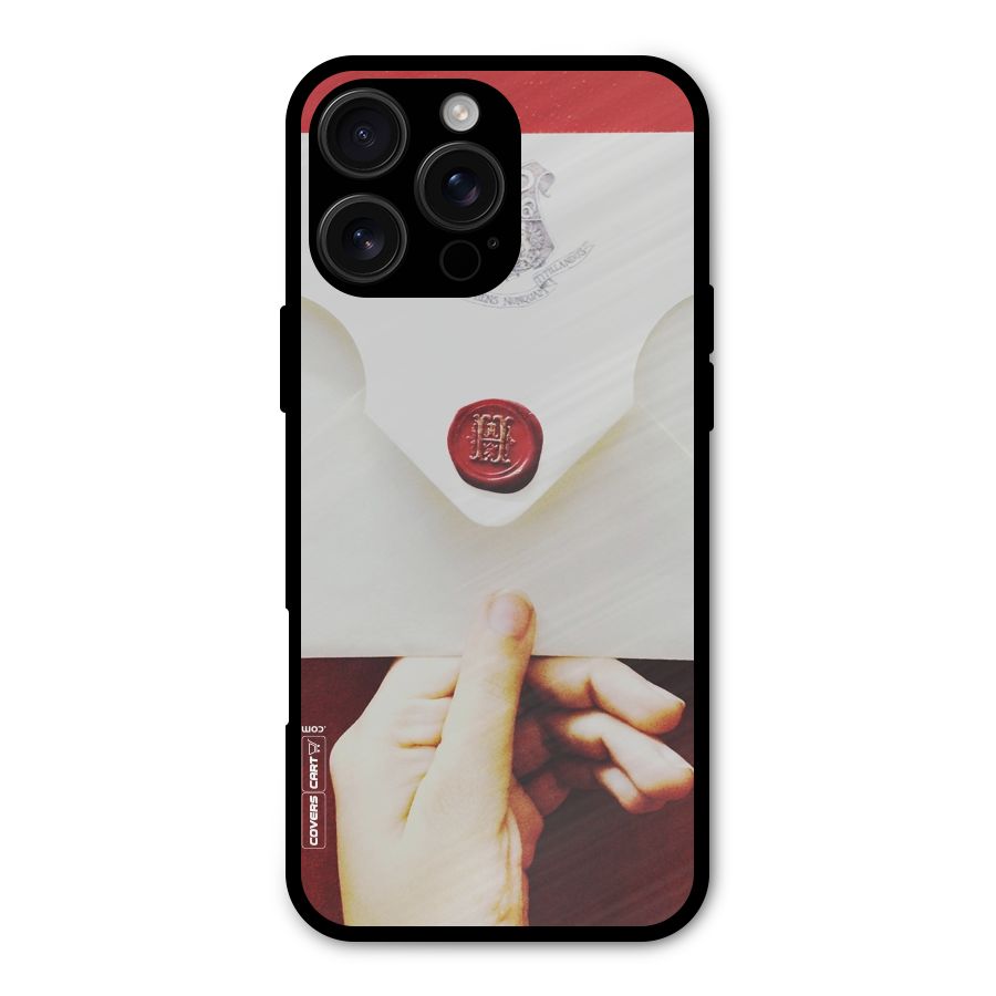 Red Envelope Metal Back Case for iPhone 16 Pro Max