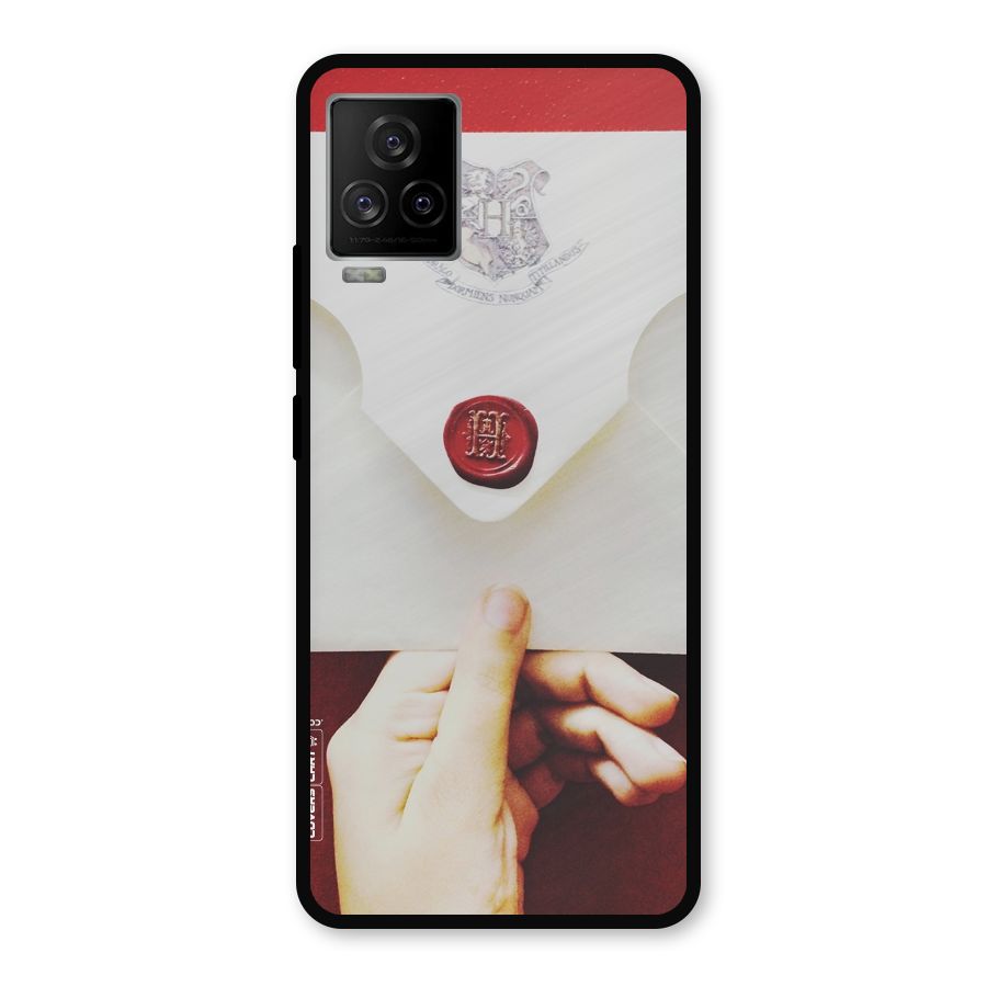 Red Envelope Metal Back Case for iQOO 7 Legend 5G