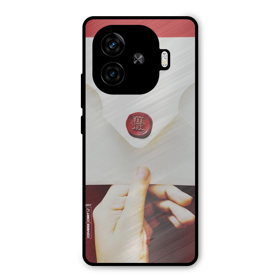 Red Envelope Metal Back Case for iQOO Z9 Turbo