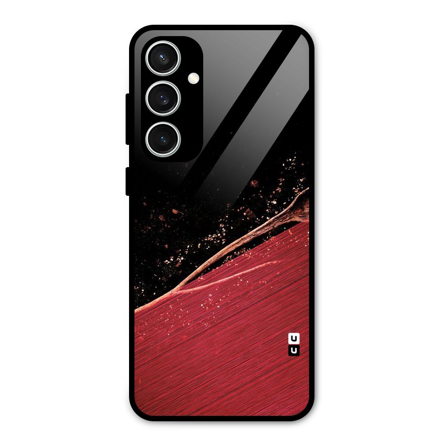 Red Flow Drops Glass Back Case for Galaxy S23 FE