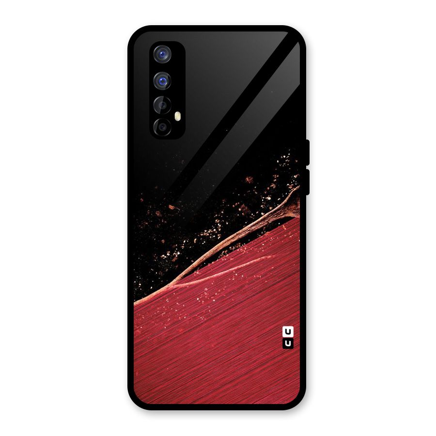 Red Flow Drops Glass Back Case for Realme 7